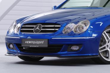 CSR Frontspoiler | Cup-Spoilerlippe mit ABE für Mercedes-Benz CLK A209 / C209 CSL550-L schwarz matt (Lackierung erforderlich)
