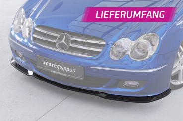 CSR Frontspoiler | Cup-Spoilerlippe mit ABE für Mercedes-Benz CLK A209 / C209 CSL550-L schwarz matt (Lackierung erforderlich)