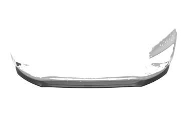 CSR Frontspoiler | Cup-Spoilerlippe mit ABE für Ford S-Max MK2 CSL551-C Carbon Look Hochglanz (keine Lackierung erforderlich)