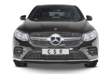 CSR Frontspoiler | Cup-Spoilerlippe mit ABE für Mercedes-Benz GLC (X253/C253) AMG-Line CSL552-L schwarz matt (Lackierung erforderlich)