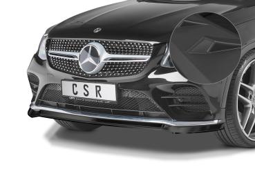 CSR Frontspoiler | Cup-Spoilerlippe mit ABE für Mercedes-Benz GLC (X253/C253) AMG-Line CSL552-L schwarz matt (Lackierung erforderlich)