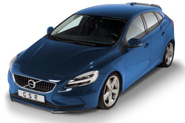 CSR Frontspoiler | Cup-Spoilerlippe mit ABE für Volvo V40 CSL556-S schwarz matt strukturiert (keine Lackierung erforderlich)