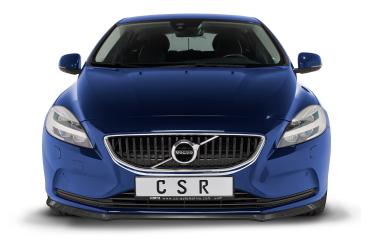 CSR Frontspoiler | Cup-Spoilerlippe mit ABE für Volvo V40 CSL556-S schwarz matt strukturiert (keine Lackierung erforderlich)