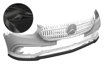 CSR Frontspoiler | Cup-Spoilerlippe mit ABE für Mercedes-Benz E-Klasse W213/S213 CSL557-G Glossy schwarz Hochglanz (keine Lackierung erforderlich)