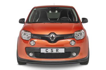 CSR Frontspoiler | Cup-Spoilerlippe mit ABE für Renault Twingo 3 GT CSL559-L schwarz matt (Lackierung erforderlich)
