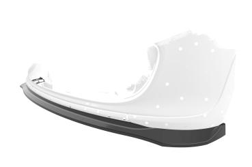CSR Frontspoiler | Cup-Spoilerlippe mit ABE für Renault Twingo 3 GT CSL559-L schwarz matt (Lackierung erforderlich)