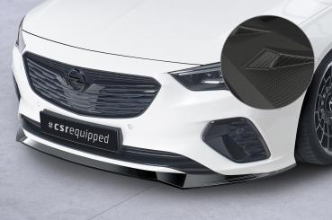 CSR Frontspoiler | Cup-Spoilerlippe mit ABE für Opel Insignia B Gsi CSL560-M Carbon Look matt strukturiert (keine Lackierung erforderlich)