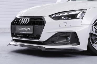 CSR Frontspoiler | Cup-Spoilerlippe mit ABE für Audi A5 F5  Basis / Advanced CSL562-L schwarz matt (Lackierung erforderlich)