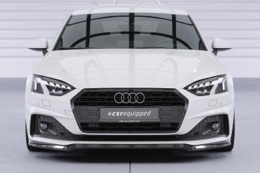 CSR Frontspoiler | Cup-Spoilerlippe mit ABE für Audi A5 F5  Basis / Advanced CSL562-L schwarz matt (Lackierung erforderlich)