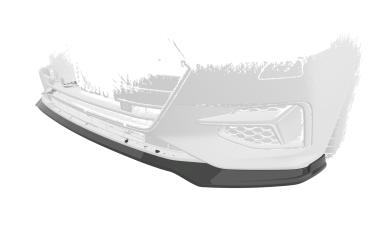 CSR Frontspoiler | Cup-Spoilerlippe mit ABE für Audi A7 C8 (Typ 4K) CSL563-G Glossy schwarz glänzend (keine Lackierung erforderlich)