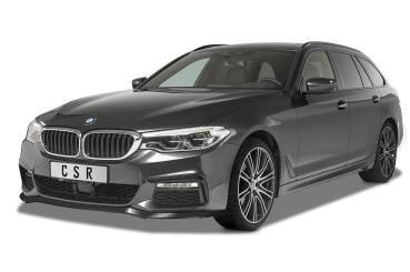 CSR Frontspoiler | Cup-Spoilerlippe mit ABE für BMW 5er G30/G31 M-Paket CSL564-L schwarz matt (Lackierung erforderlich)