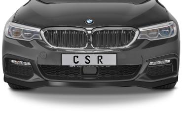 CSR Frontspoiler | Cup-Spoilerlippe mit ABE für BMW 5er G30/G31 M-Paket CSL564-L schwarz matt (Lackierung erforderlich)