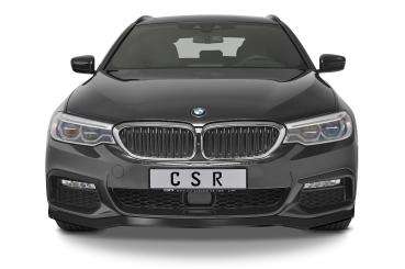 CSR Frontspoiler | Cup-Spoilerlippe mit ABE für BMW 5er G30/G31 M-Paket CSL564-L schwarz matt (Lackierung erforderlich)