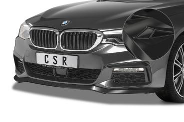 CSR Frontspoiler | Cup-Spoilerlippe mit ABE für BMW 5er G30/G31 M-Paket CSL564-G Glossy schwarz Hochglanz (keine Lackierung erforderlich)