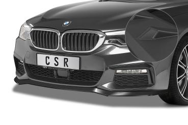 CSR Frontspoiler | Cup-Spoilerlippe mit ABE für BMW 5er G30/G31 M-Paket CSL564-L schwarz matt (Lackierung erforderlich)
