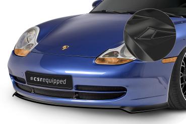 CSR Frontspoiler | Cup-Spoilerlippe mit ABE für Porsche 911/996 CSL565-G Glossy schwarz glänzend (keine Lackierung erforderlich)