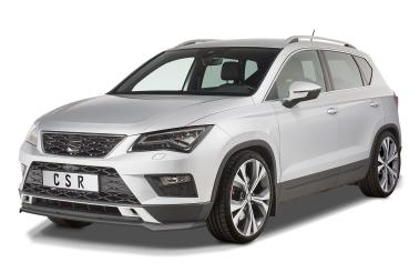 CSR Frontspoiler | Cup-Spoilerlippe mit ABE für Seat Ateca (Typ 5FP, KH7) CSL567-L Lackierung erforderlich (schwarz matt)