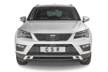 CSR Frontspoiler | Cup-Spoilerlippe mit ABE für Seat Ateca (Typ 5FP, KH7) CSL567-L Lackierung erforderlich (schwarz matt)