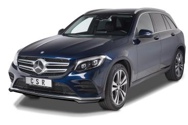 CSR Frontspoiler | Cup-Spoilerlippe mit ABE für Mercedes-Benz GLC (X253/C253) AMG-Line CSL571 Glossy schwarz Hochglanz (keine Lackierung erforderlich)