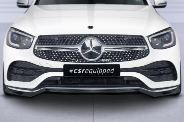 CSR Frontspoiler | Cup-Spoilerlippe mit ABE für Mercedes-Benz GLC (C253/X253) AMG-Line CSL573-G Glossy schwarz Hochglanz (keine Lackierung erforderlich)