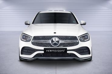 CSR Frontspoiler | Cup-Spoilerlippe mit ABE für Mercedes-Benz GLC (C253/X253) AMG-Line CSL573-G Glossy schwarz Hochglanz (keine Lackierung erforderlich)
