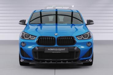 CSR Frontspoiler | Cup-Spoilerlippe mit ABE für BMW X2 F39 M-Paket CSL574-L schwarz matt (Lackierung erforderlich)
