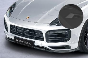 CSR Frontspoiler | Cup-Spoilerlippe mit ABE für Porsche Cayenne P0536/9YA CSL576-S schwarz matt strukturiert (keine Lackierung erforderlich)
