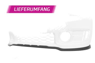 CSR Frontspoiler | Cup-Spoilerlippe mit ABE für Mini Countryman F60 CSL578-S schwarz matt strukturiert (keine Lackierung erforderlich)