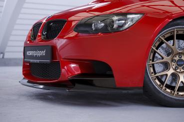 CSR Frontspoiler | Cup-Spoilerlippe mit ABE für BMW M3 E90/E92/E93 CSL579-G Glossy schwarz glänzend (keine Lackierung erforderlich)