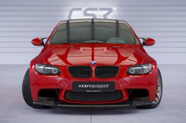 CSR Frontspoiler | Cup-Spoilerlippe mit ABE für BMW M3 E90/E92/E93 CSL579-G Glossy schwarz glänzend (keine Lackierung erforderlich)