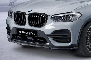 CSR Frontspoiler | Cup-Spoilerlippe mit ABE für BMW X3 G01 CSL581-L schwarz matt (Lackierung erforderlich)