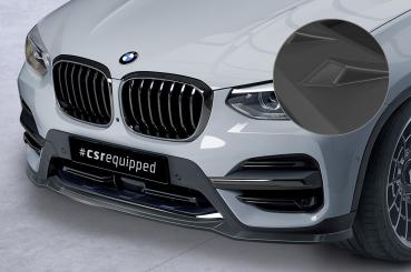 CSR Frontspoiler | Cup-Spoilerlippe mit ABE für BMW X3 G01 CSL581-L schwarz matt (Lackierung erforderlich)
