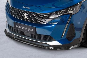 CSR Frontspoiler | Cup-Spoilerlippe mit ABE für Peugeot 5008 (2.Gen) CSL582-L schwarz matt (Lackierung erforderlich)