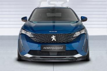 CSR Frontspoiler | Cup-Spoilerlippe mit ABE für Peugeot 5008 (2.Gen) CSL582-L schwarz matt (Lackierung erforderlich)