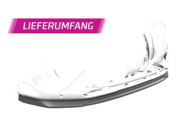 CSR Frontspoiler | Cup-Spoilerlippe mit ABE für Peugeot 5008 (2.Gen) CSL582-L schwarz matt (Lackierung erforderlich)