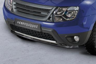 CSR Frontspoiler | Cup-Spoilerlippe mit ABE für Dacia Duster I CSL584-L schwarz matt (Lackierung erforderlich)