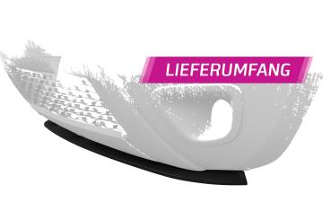 CSR Frontspoiler | Cup-Spoilerlippe mit ABE für Dacia Duster I CSL584-L schwarz matt (Lackierung erforderlich)