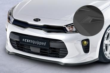 CSR Frontspoiler | Cup-Spoilerlippe mit ABE für Kia Rio 4 (YB) CSL585-L schwarz matt (Lackierung erforderlich)