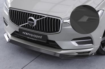 CSR Frontspoiler | Cup-Spoilerlippe mit ABE für Volvo XC60 II (SPA) CSL587-S schwarz matt strukturiert (keine Lackierung erforderlich)