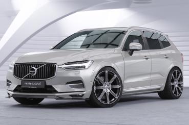 CSR Frontspoiler | Cup-Spoilerlippe mit ABE für Volvo XC60 II (SPA) CSL587-S schwarz matt strukturiert (keine Lackierung erforderlich)