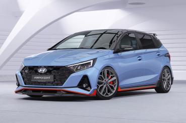 CSR Frontspoiler | Cup-Spoilerlippe mit ABE für Hyundai I20 (BC3) N / N-Line CSL588-L schwarz matt (Lackierung erforderlich)