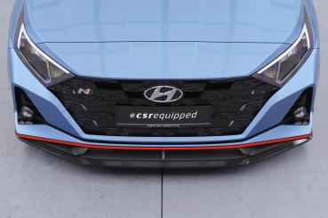CSR Frontspoiler | Cup-Spoilerlippe mit ABE für Hyundai I20 (BC3) N / N-Line CSL588-L schwarz matt (Lackierung erforderlich)