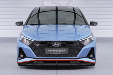 CSR Frontspoiler | Cup-Spoilerlippe mit ABE für Hyundai I20 (BC3) N / N-Line CSL588-L schwarz matt (Lackierung erforderlich)