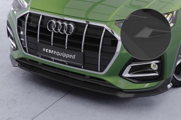CSR Frontspoiler | Cup-Spoilerlippe mit ABE für Audi Q5 (FY/FYT) CSL590-S schwarz matt strukturiert (keine Lackierung erforderlich)