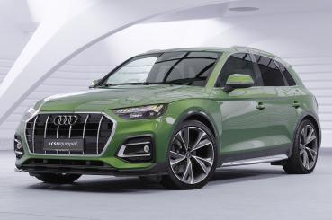 CSR Frontspoiler | Cup-Spoilerlippe mit ABE für Audi Q5 (FY/FYT) CSL590-L schwarz matt (Lackierung erforderlich)