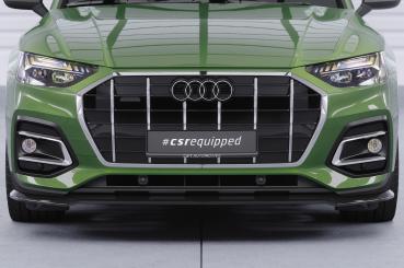 CSR Frontspoiler | Cup-Spoilerlippe mit ABE für Audi Q5 (FY/FYT) CSL590-L schwarz matt (Lackierung erforderlich)