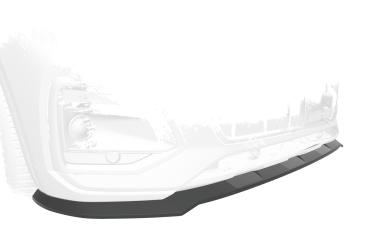 CSR Frontspoiler | Cup-Spoilerlippe mit ABE für Audi Q5 (FY/FYT) CSL590-L schwarz matt (Lackierung erforderlich)