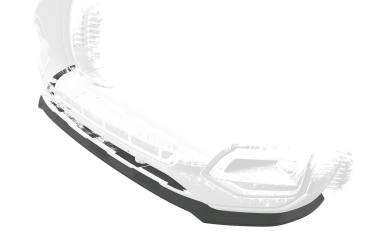 CSR Frontspoiler | Cup-Spoilerlippe mit ABE für Audi Q5 (FY/FYT) CSL590-L schwarz matt (Lackierung erforderlich)