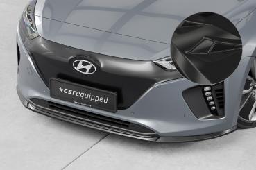 CSR Frontspoiler | Cup-Spoilerlippe mit ABE für Hyundai Ioniq CSL594-G Glossy schwarz Hochglanz (keine Lackierung erforderlich)