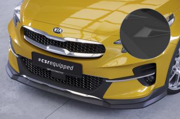 CSR Frontspoiler | Cup-Spoilerlippe mit ABE für Kia XCeed CSL595-S Strukturiert schwarz matt (keine Lackierung erforderlich)